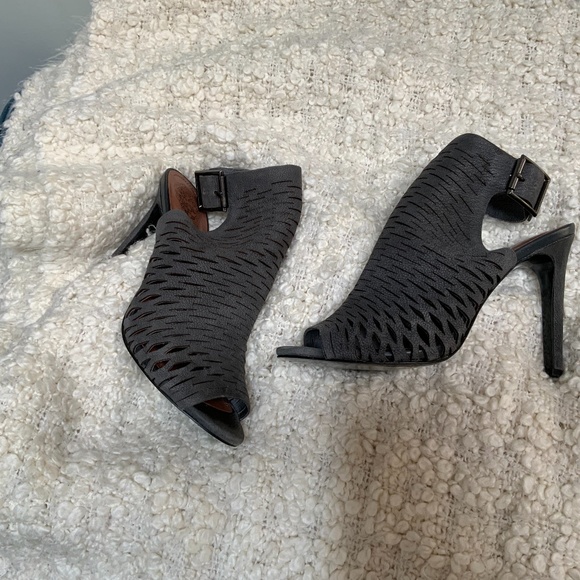 Vince Camuto Women's Anglessi Open Toe Bootie Black Size 7 M